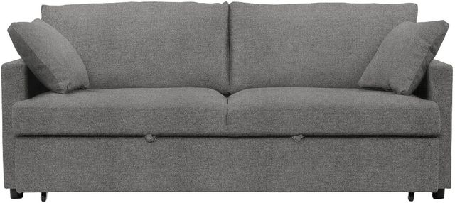 Monarch Specialties Inc. Centauri-13 Grey Convertible Full Sleeper Sofa Bed-3