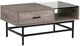 Magnussen Home® Fenwick Whitetail Brown Lift Top Cocktail Table with Matte Black Base-0