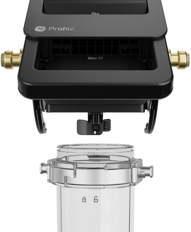 GE Profile™ Black Smart Water Valve with Integrated Filtration-4