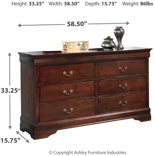 Signature Design by Ashley Alisdair Dark Brown Dresser | Bell's Home Furnishings Signature Design by Ashley Alisdair Dark Brown Dresser | Bell's Home Furnishings