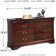Signature Design by Ashley® Alisdair Dark Brown Dresser-1