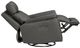 Liberty Furniture Rowland Aline Coal Leather Power Swivel Glider Recliner-5