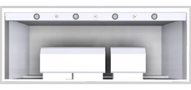 Vent-A-Hood® 60" White Wall Mounted Range Hood-3