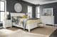 aspenhome® Cambridge White Queen Sleigh Storage Bed-4