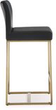 TOV Furniture Denmark Black Gold Set Of 2 Steel Counter Stool-1