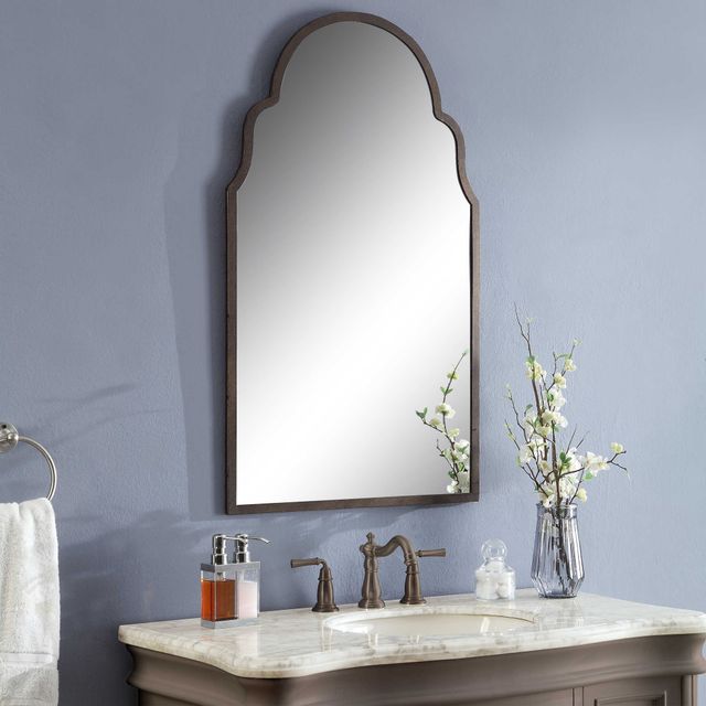Uttermost® Brayden Bronze Arch Mirror-2
