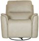 Flexsteel® Henry Beige Power Swivel Gliding Recliner-2
