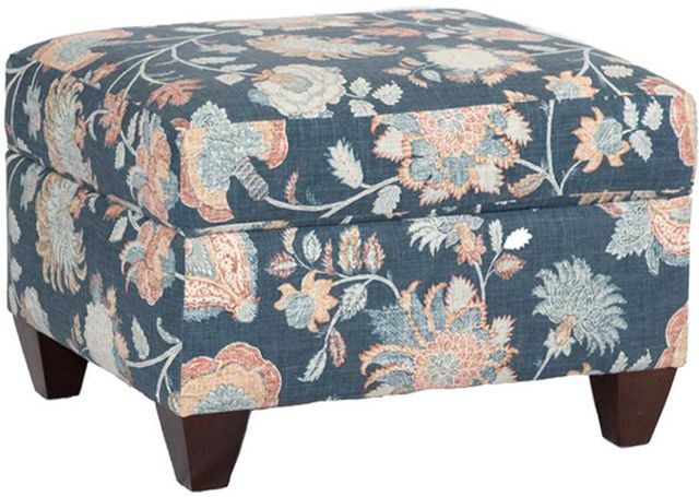 Marshfield Furniture Chloe Blue Ottoman-0