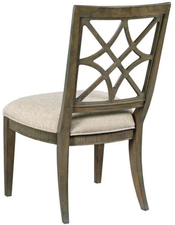 American Drew® Savona Genieve Beige/Mocha Elm Side Chair-1