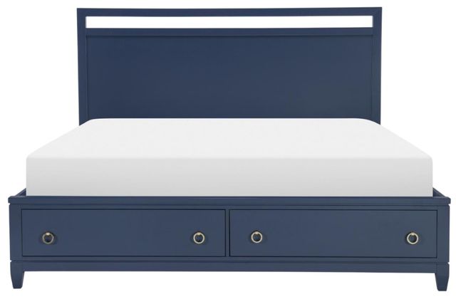 Legacy Classic Summerland Inkwell Blue California King Storage Panel Bed-2