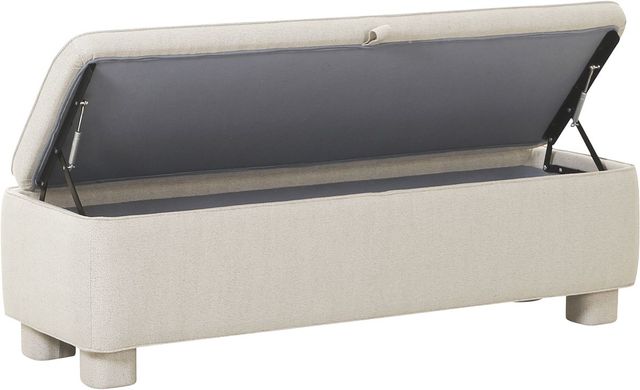 Moe's Home Collection Ichigo Light Grey Storage Bench-1