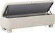 Moe's Home Collection Ichigo Light Grey Storage Bench-1