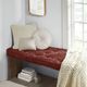 Olliix by Intelligent Design Azza Spice 20" x 20" Poly Chenille Square Floor Pillow Cushion-1