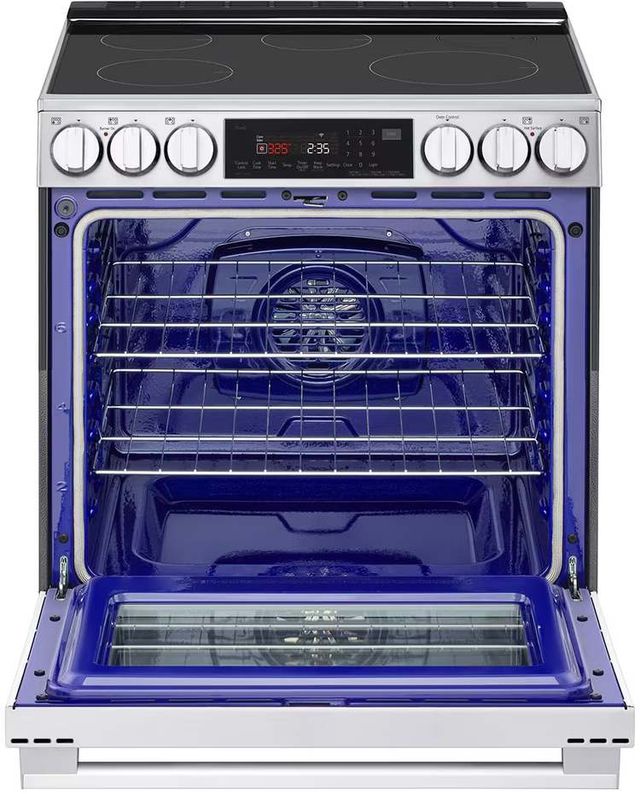 LG 30" PrintProof® Stainless Steel Smart Slide-In Induction Range with InstaView®-1