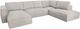 VIG Furniture Divani Casa Lulu 4-Piece White Modular Sectional Sofa with Left Arm Facing Chaise-1