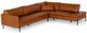 VIG Furniture Divani Casa Sherry 2-Piece Cognac Leather Right-Arm Facing Sofa Sectional and Chaise-0