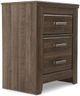 Signature Design by Ashley® Juararo 5-Piece Dark Brown King Panel Bed Set-5