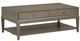 Legacy Classic Emery Slate Stone Cocktail Table with Casters-0