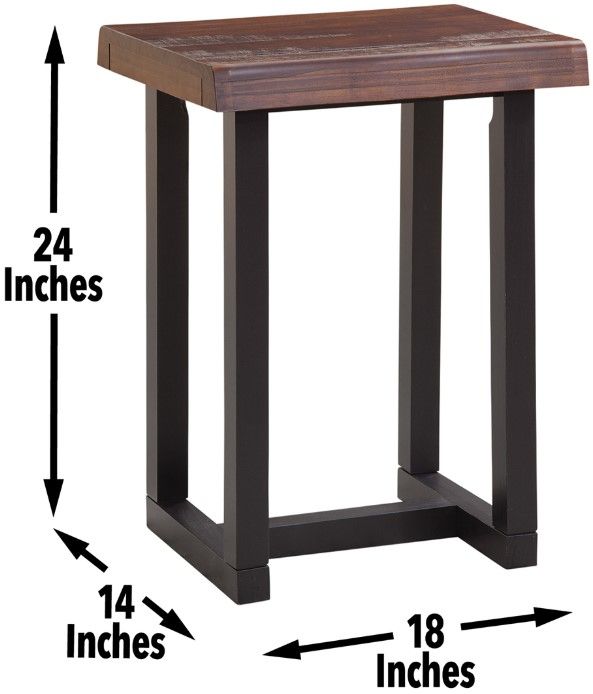 Steve Silver Co. Jennings Cherry/Ebony Counter Stool-2