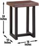 Steve Silver Co. Jennings Cherry/Ebony Counter Stool-2