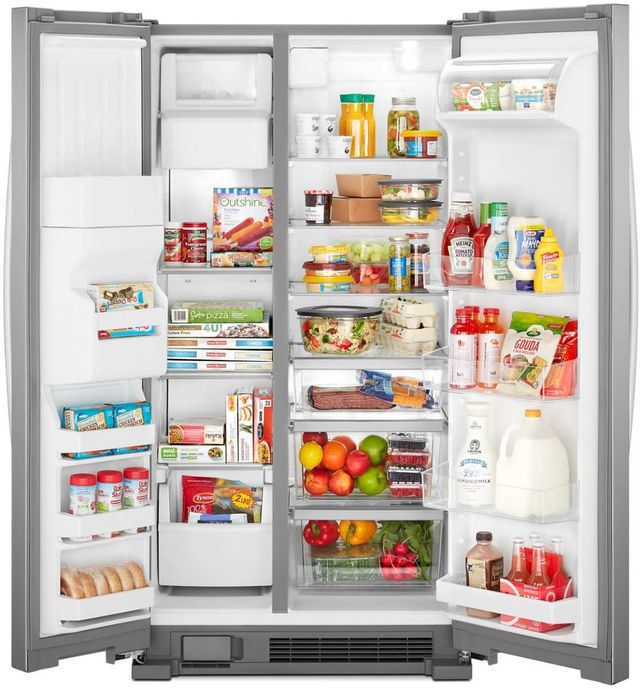 Whirlpool® 33" 21.4 Cu. Ft. Fingerprint Resistant Stainless Steel Side-by-Side Refrigerator-2