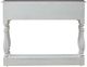 Liberty Furniture Magnolia Manor Weathered Bark Hall Console with Antique White Base-4