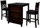 New Classic® Home Furnishings Gia 3-Piece Ebony Counter Height Dining Set-0