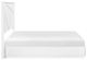 Homelegance® Orlo High Gloss White Eastern King Panel Bed-4