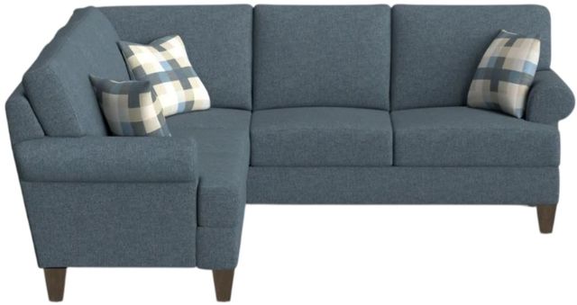 Flexsteel® Customizable Moxy 2-Piece Curved Sock Arm Sectional-3