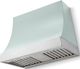 La Cornue CornuFé Marquee 36" Roquefort Range Hood with Polished Chrome Trim-0