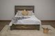 International Furniture Direct Loft Brown Gray Full Panel Bed-2