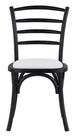 Forty West Paul Black/Washable White Dining Side Chair-1