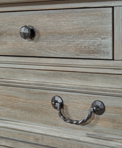 Signature Design by Ashley® Moreshire Bisque Dresser and Mirror Set-1