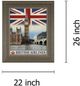 Classy Living The Portmanteau Collection Vintage Travel London 22" Wall Art-2