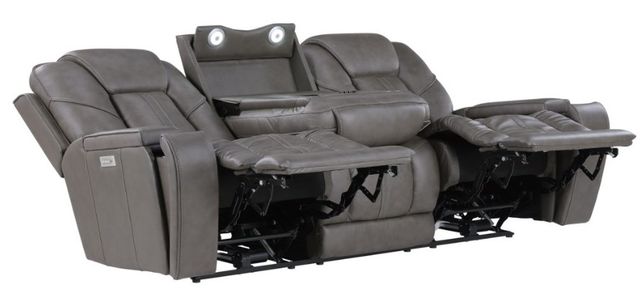 Steve Silver Co. Daniel Mossy Gray Triple Power Reclining Theater Sofa-1