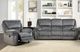 Homelegance® Muirfield Gray Manual Recliner-1