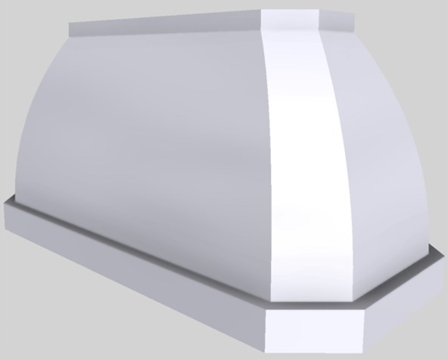 Vent-A-Hood® Designer Series 60" White Island Range Hood-4