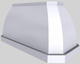 Vent-A-Hood® Designer Series 60" White Island Range Hood-4