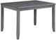 New Classic® Home Furnishings Gia 5-Piece Gray Dining Table Set -2