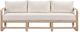 TOV Furniture Palata Cream Fabric/Wooden Outdoor Sofa-3