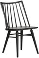Four Hands Lewis Black Oak Windsor Dining Side Chair-0
