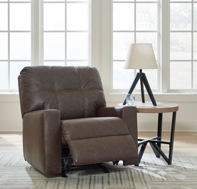 Benchcraft® Barlin Mills Umber Manual Rocker Recliner-8