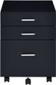 ACME Furniture Tennos Black/Chrome Cabinet-1