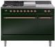 Ilve® Nostalgie II Series 48" Emerald Green Pro Style Dual Fuel Range-0