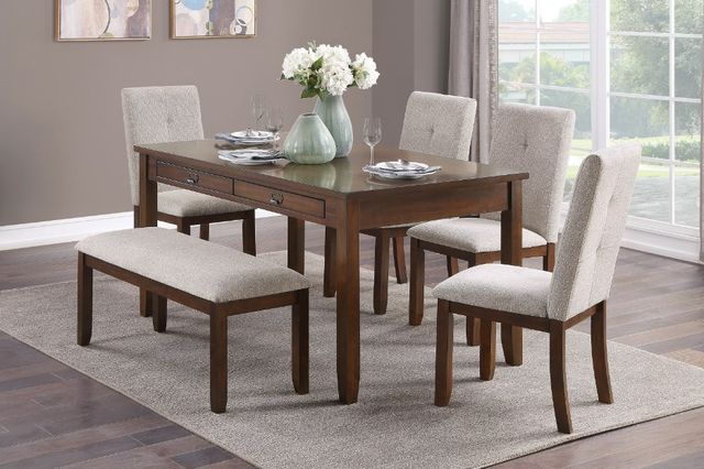Homelegance® Binghampton Cherry Dining Table-1
