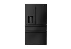KitchenAid® 29.51 Cu. Ft. Black Ore French Door Refrigerator with Exterior Water and Ice and FreshChill™ Full-Width Refrigerated Drawer