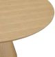 Moe's Home Collection Otago Natural Oak Round Dining Table-4