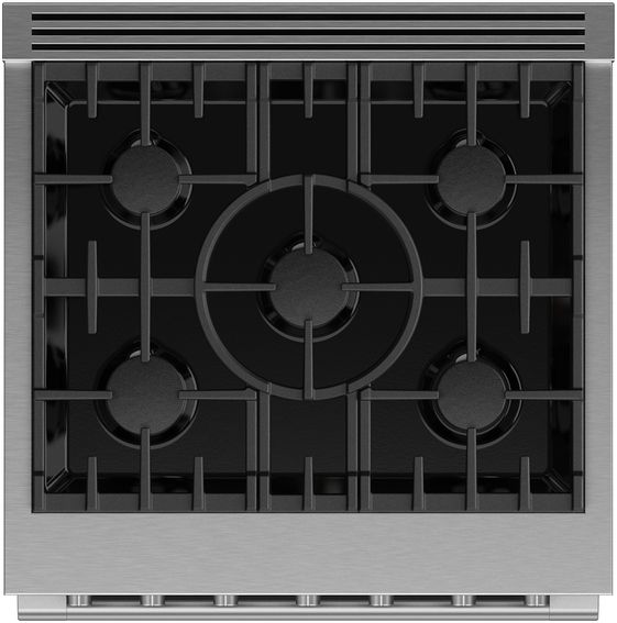 Fisher & Paykel Series 7 30" Stainless Steel Pro Style Natural Gas Range-2