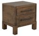 International Furniture Direct Merida Barrel Brown Nightstand-0