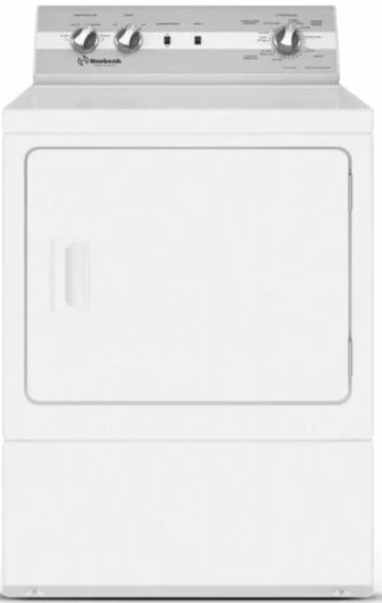 Huebsch® 7 Cu. Ft. White Electric Dryer with Extended Tumble-0